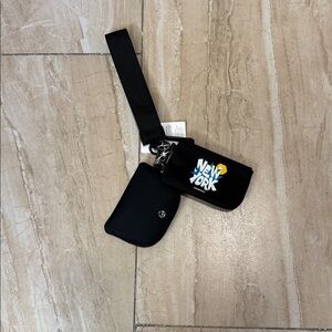 Lululemon Dual Pouch Wristlet *Special edition “NewYork” color code BLK